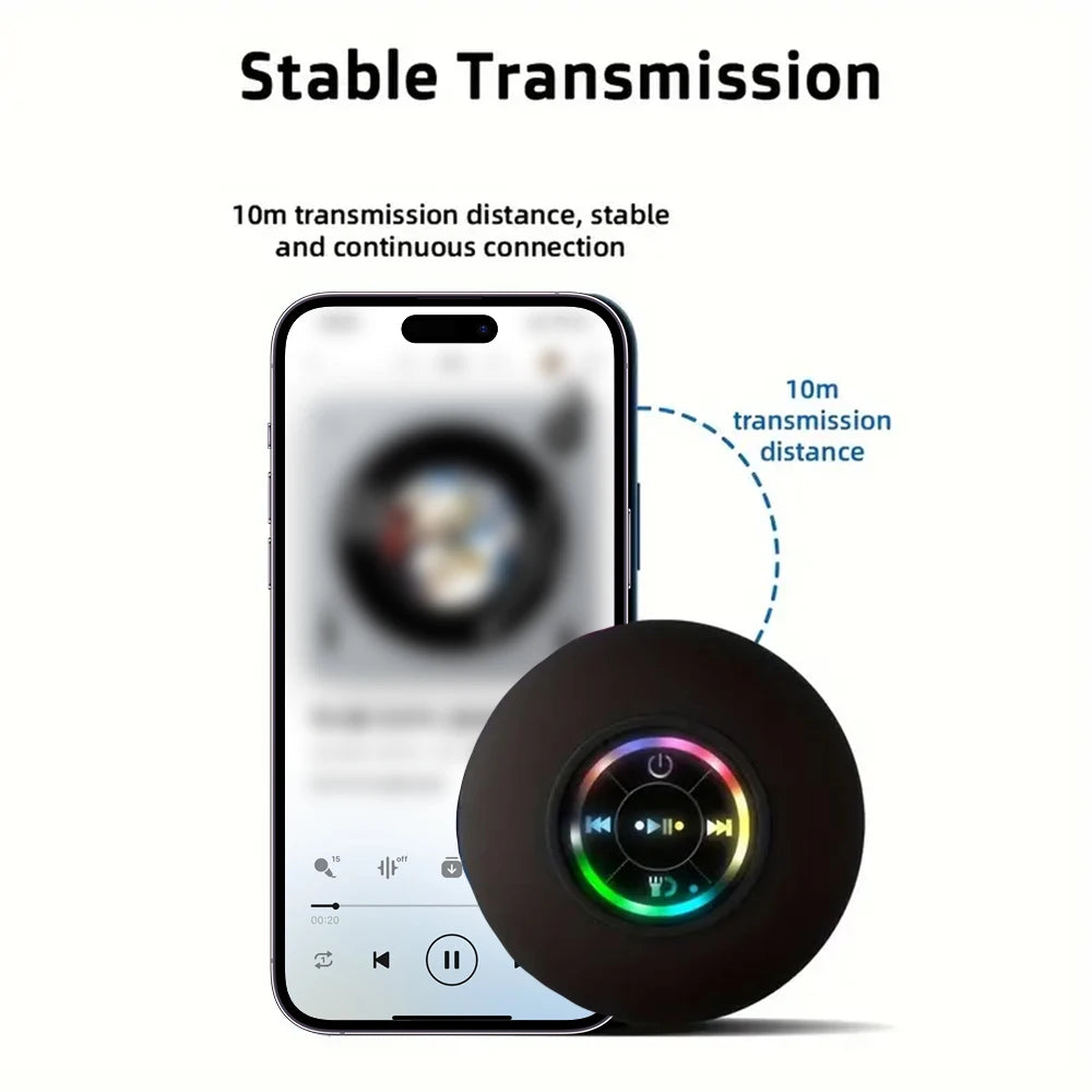 AquaSound™ – Waterproof Bluetooth Shower Speaker